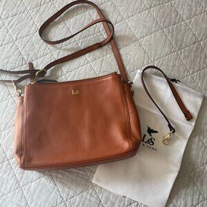 Lo & Sons Pearl Purse Nappa Leather
Sienna Exterior Gold Hardware Camel Interior